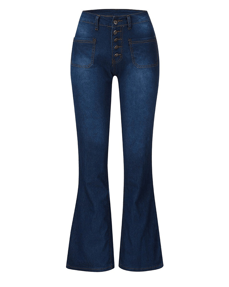 Jeans mit Mehreren Knöpfen