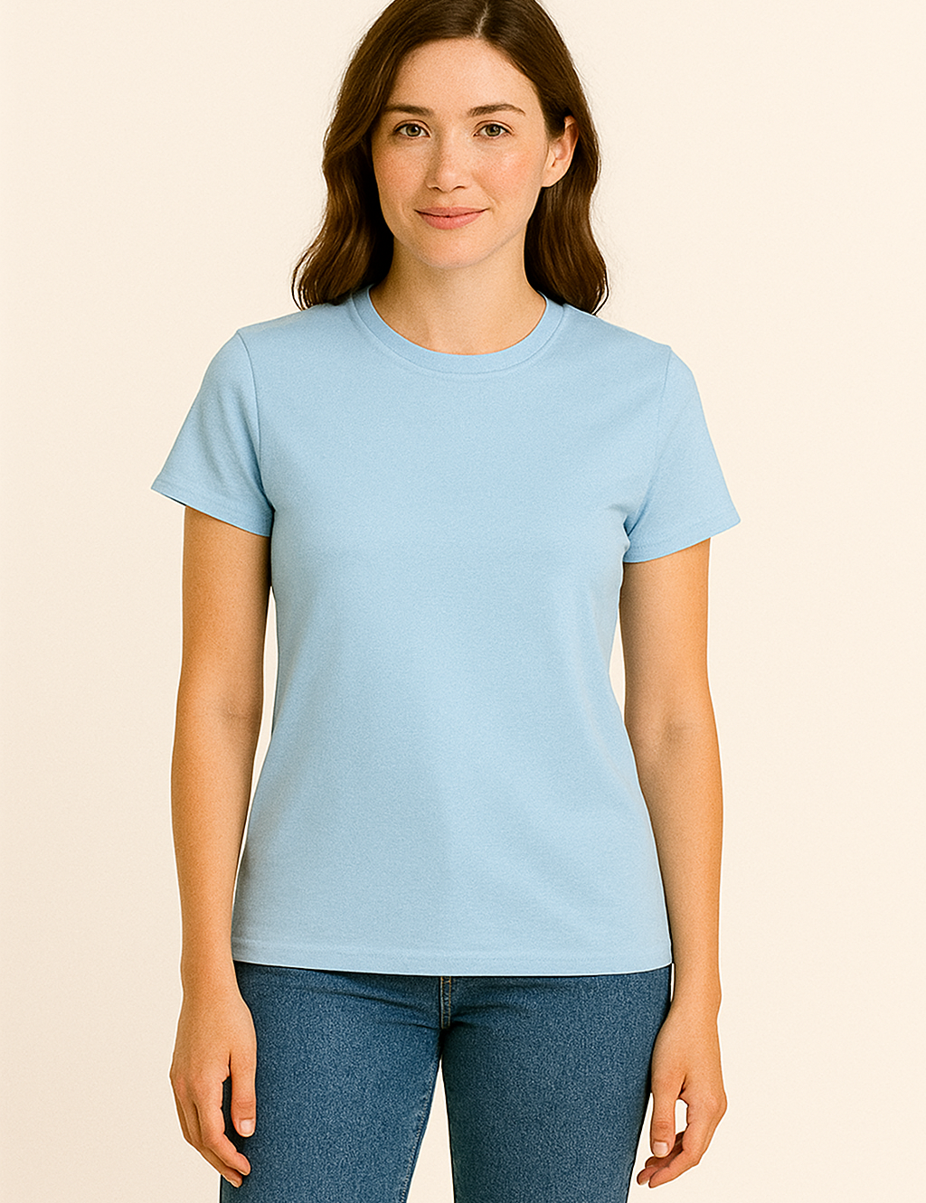 HERBERGER | Damen T-Shirt Baumwolle mit klassischem Schnitt für Freizeit & Stil