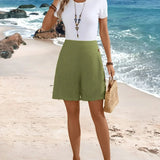 Fenella Bequeme Kurze Mit Knöpfen