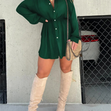 JESSICA - Trendy Satin-Overall-Kleid