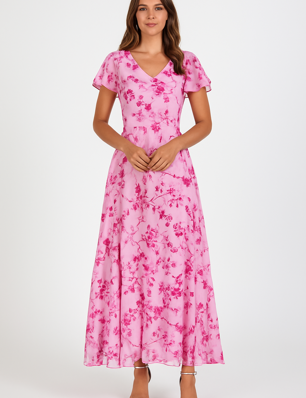 HERBERGER | Atmungsaktives Damen Midikleid elegant für Sommer