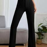 Hüfthebende Gerade Anzughose für Damen