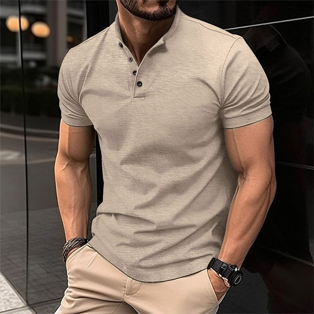 Glanzschnitt Herren Polo-Shirt
