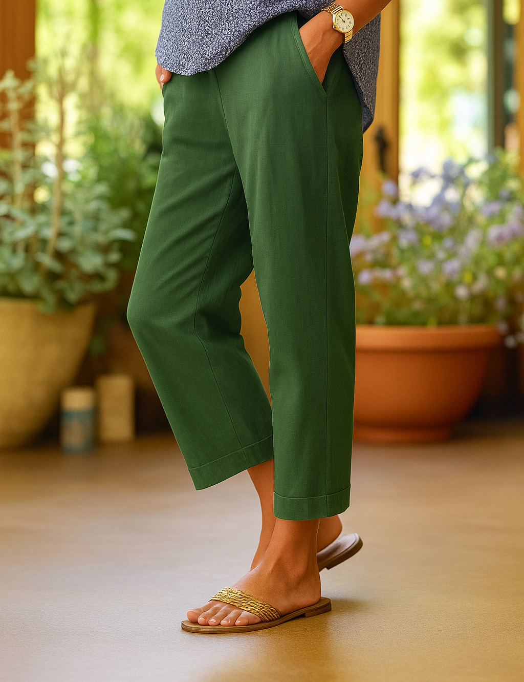 Julienne Elegante Leichte Hose