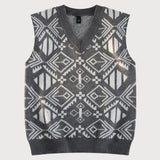 Akademische Retro-Strickweste