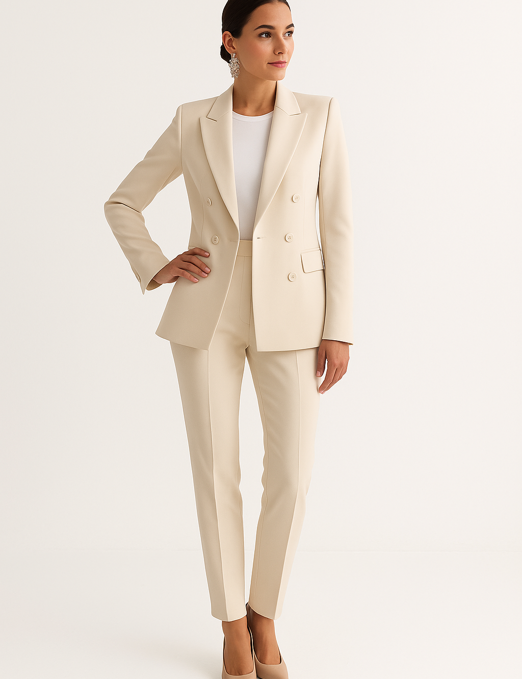 Clarissa Stilvolles Zweiteiler-Set