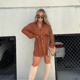 JESSICA - Trendy Satin-Overall-Kleid