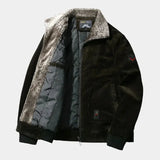 Thermische Windbreaker Cordjacke