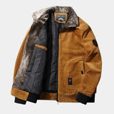 Thermische Windbreaker Cordjacke