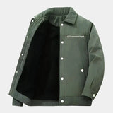 Cordjacke mit Sherpa-Futter