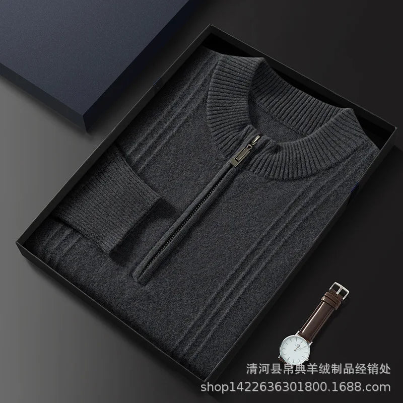 Herren Pullover aus 95% Kaschmir, warm und weich