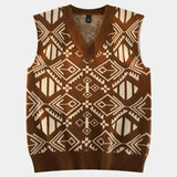 Akademische Retro-Strickweste