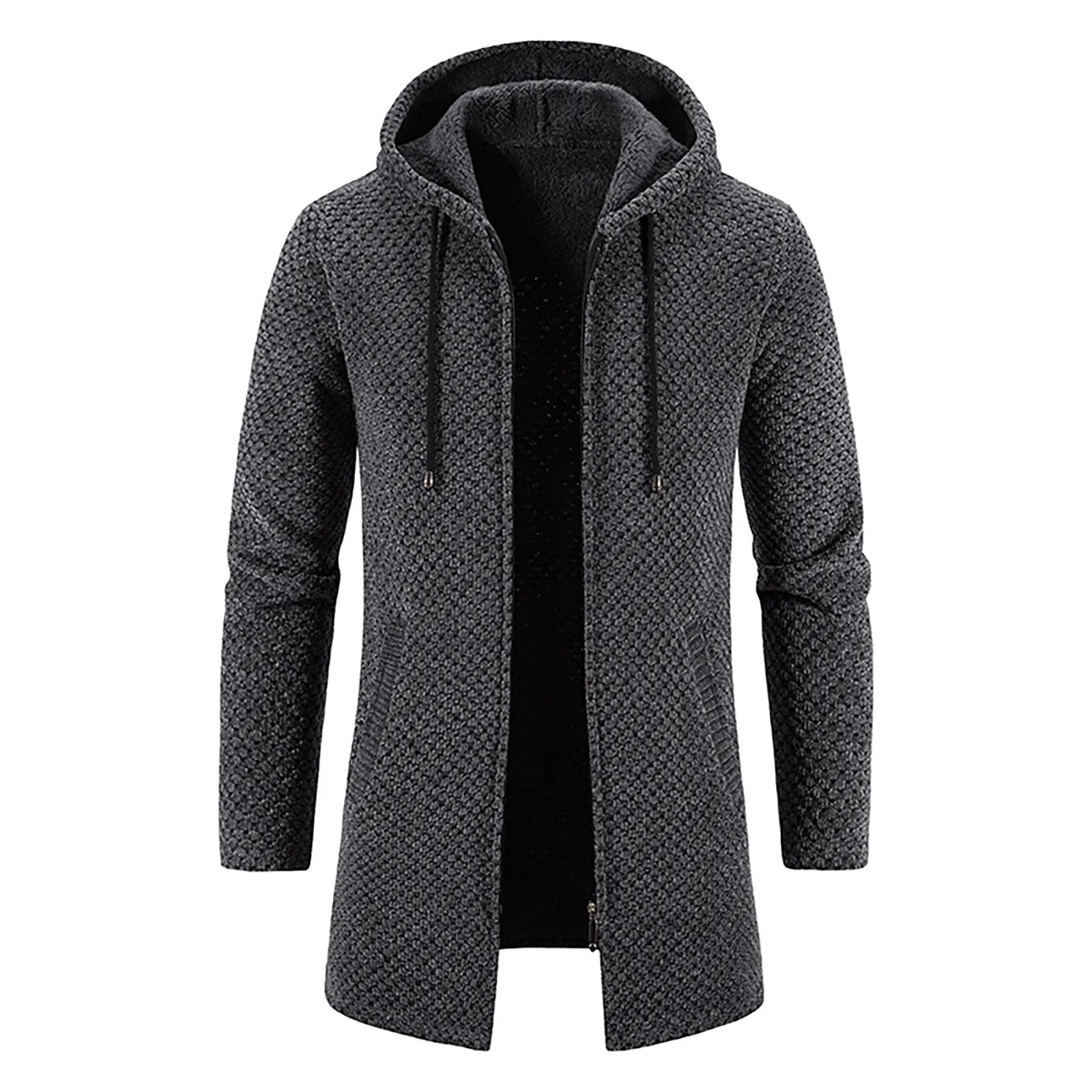 Wolljacke mit Kapuze für Männer