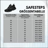 SafeStep - ergonomischer und schmerzlindernder Sicherheitsschuh - Zertifiziert nach EN ISO 20345