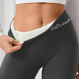 Gefütterte Winter Fleece Damen Leggings Warm & Bequem