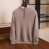 Herren Kaschmir Mix Pullover, warm und modern