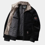 Thermische Windbreaker Cordjacke