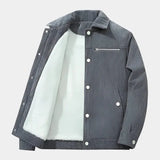 Cordjacke mit Sherpa-Futter