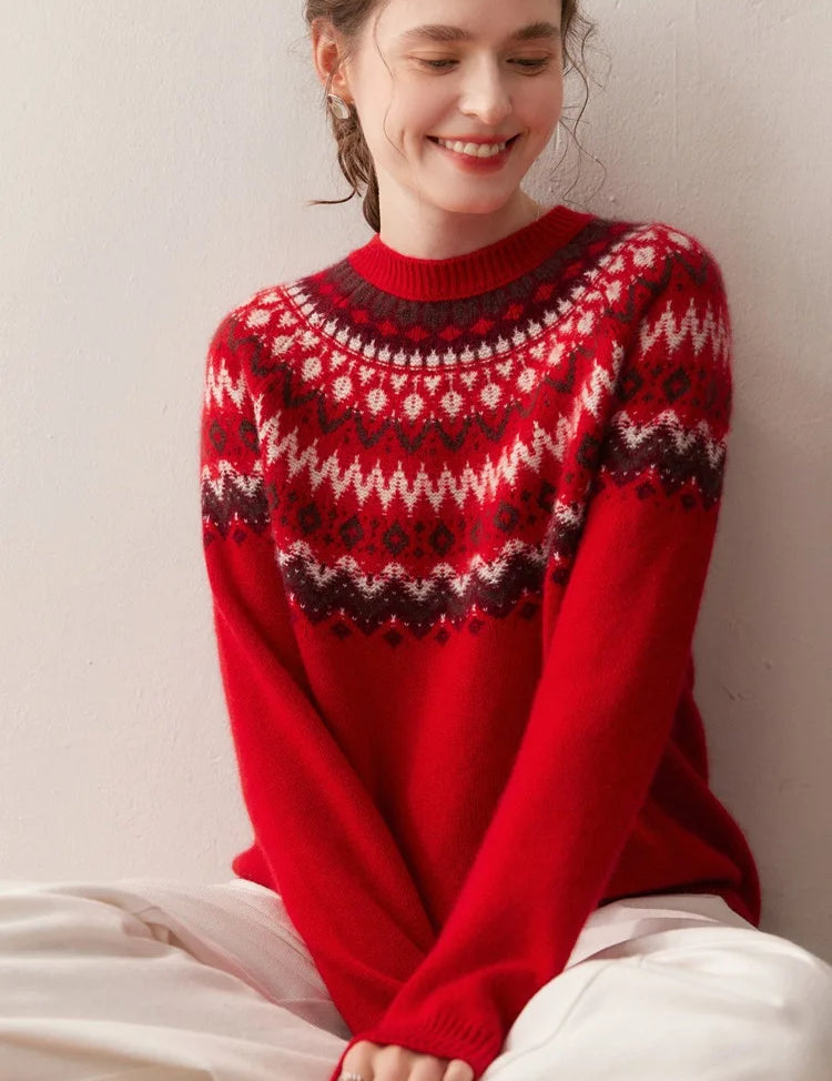 Kaschmir Mix Pullover für Damen