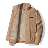 Retro Samt Sherpa Jacke