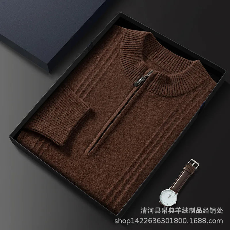 Herren Pullover aus 95% Kaschmir, warm und weich