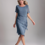 Ursula Chiffon-Midikleid