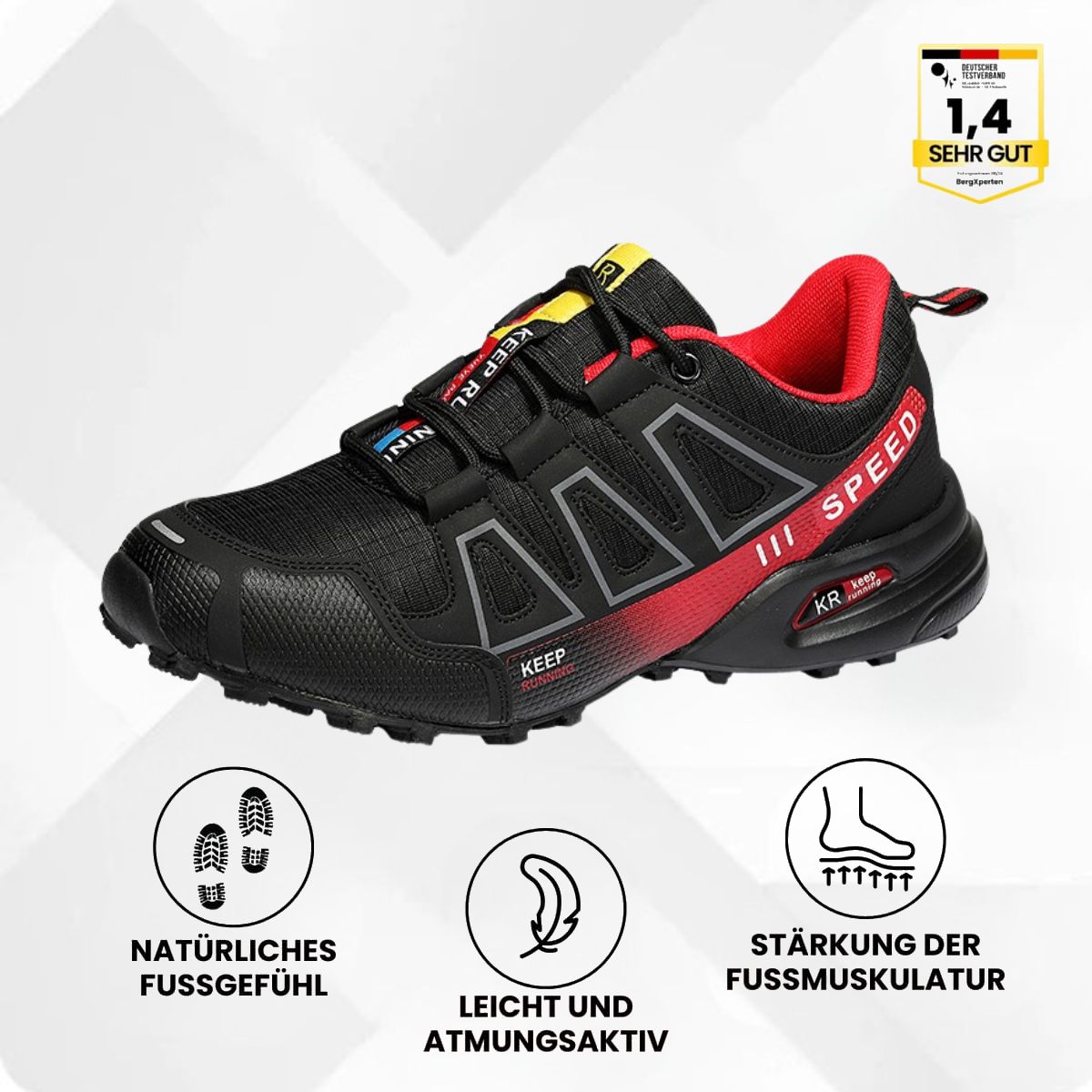 ORTHOTREKKING Ergonomische Entlastungs Trekkingschuhe
