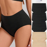 5er-Pack Damen Baumwollslips Mitteltaille