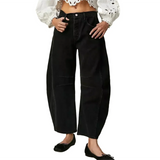 HERBERGER | Damen Jeans mit weitem Bein und klarer Silhouette Büro & Freizeit