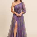 HERBERGER | luftig-leichtes Kleid mit One‑Shoulder‑Schnitt