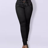 Jeans mit Hoher Taille