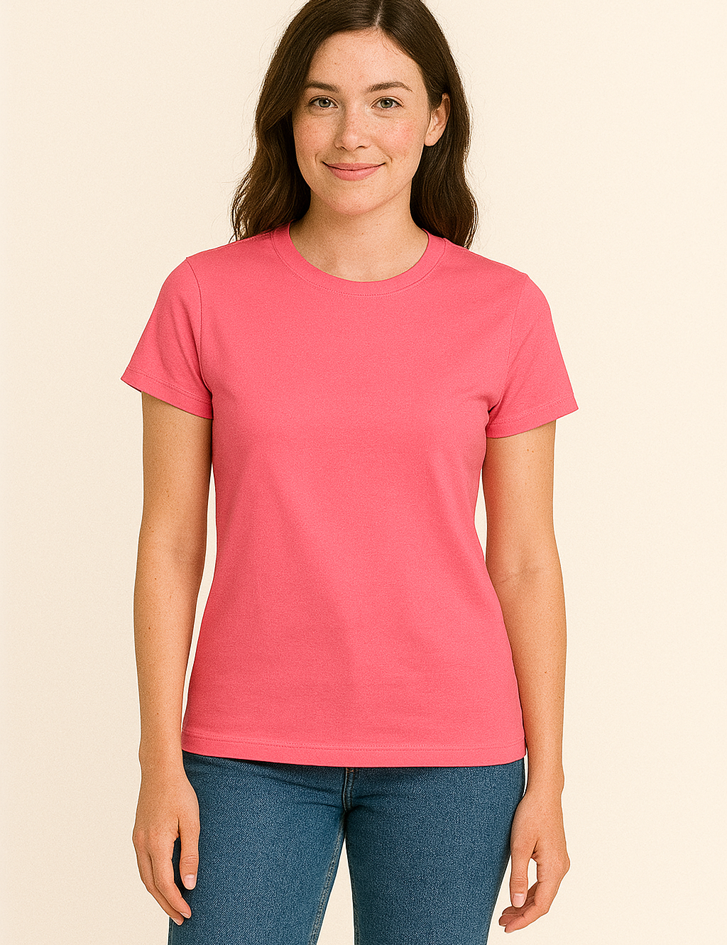 HERBERGER | Damen T-Shirt Baumwolle mit klassischem Schnitt für Freizeit & Stil