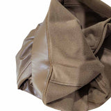 Lederhose mit Tasche hoher Taille