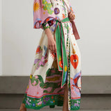 Schickes langes Abendkleid im Retro-Stil