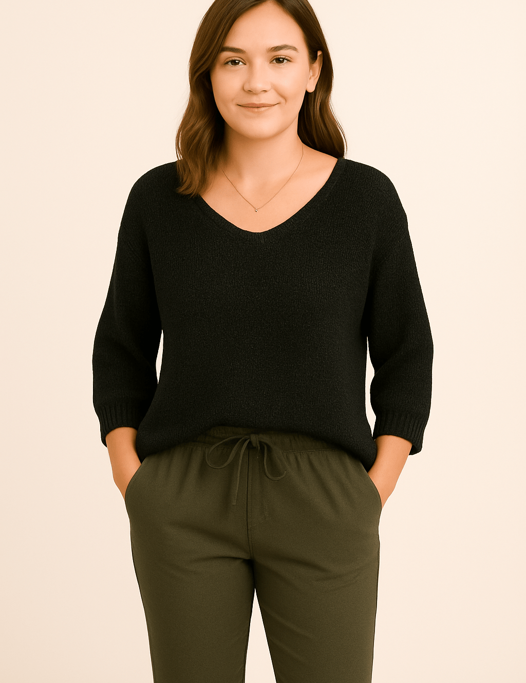 HERBERGER | Damen Pullover mit Rundhalsausschnitt