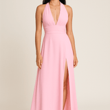 HERBERGER | Festliches Damen Maxikleid mit Neckholder-Ausschnitt luftig & leicht