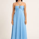 HERBERGER | Atmungsaktives Damen Haltertop mit Falten und Ausschnitt