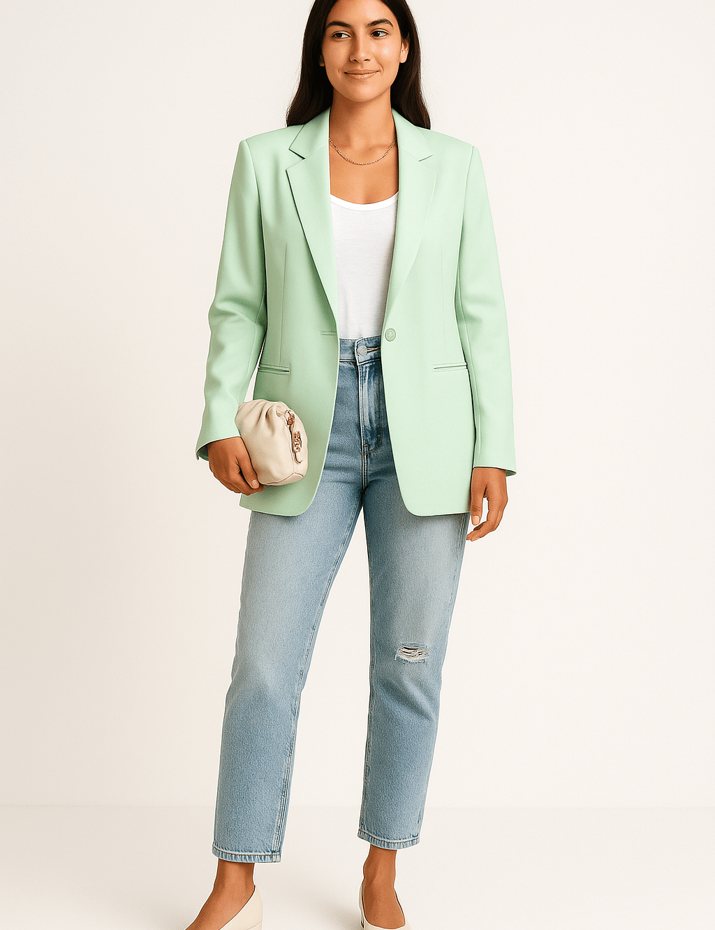 HERBERGER | Damen Büro Blazer oversized mit klarer Silhouette