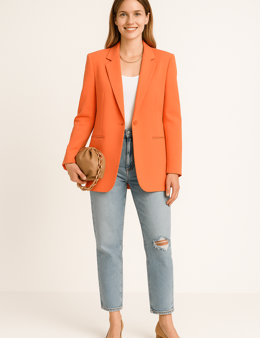 HERBERGER | Damen Büro Blazer oversized mit klarer Silhouette