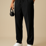 HERBERGER | Herren Chino mit Bundfalte und bequemem Komfortbund