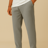 HERBERGER | Herren Hose in Rippstruktur mit lockerem Schnitt und flexiblem Bund