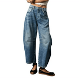 HERBERGER | Damen Jeans mit weitem Bein und klarer Silhouette Büro & Freizeit