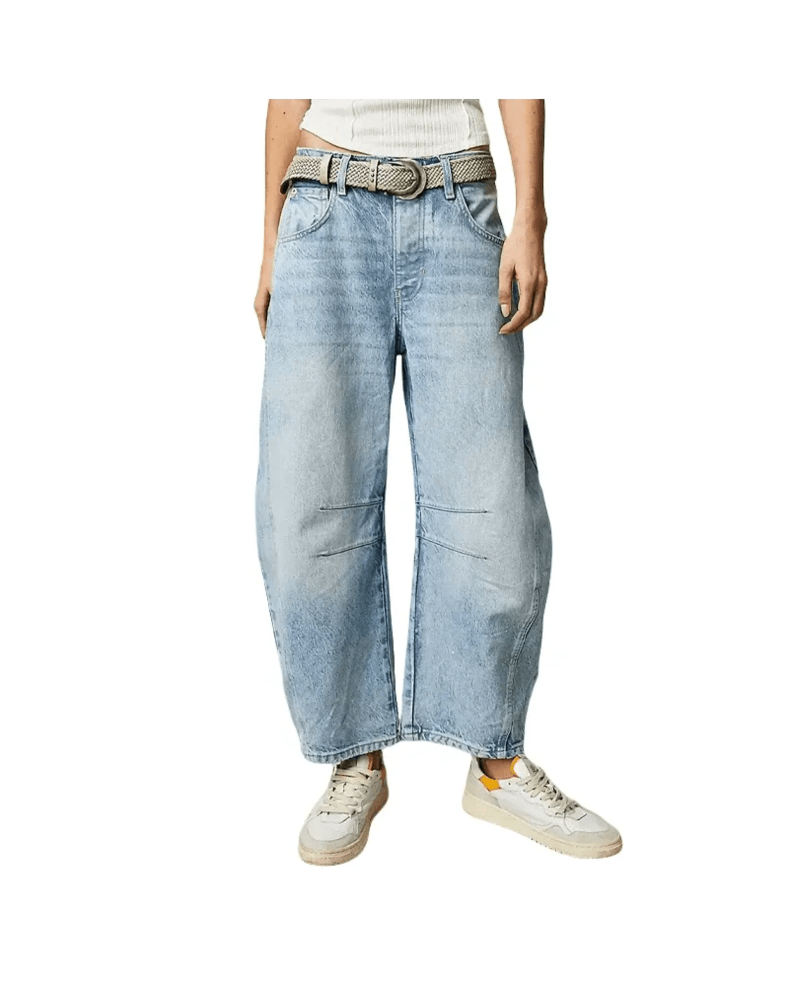 HERBERGER | Damen Jeans mit weitem Bein und klarer Silhouette Büro & Freizeit