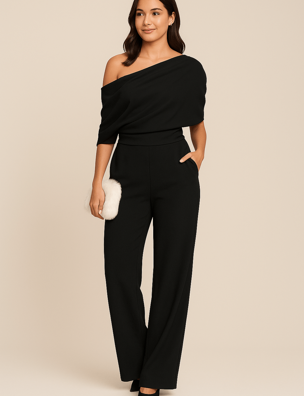 HERBERGER | Damen Jumpsuit Frühling mit Knopfleiste und Bindegürtel
