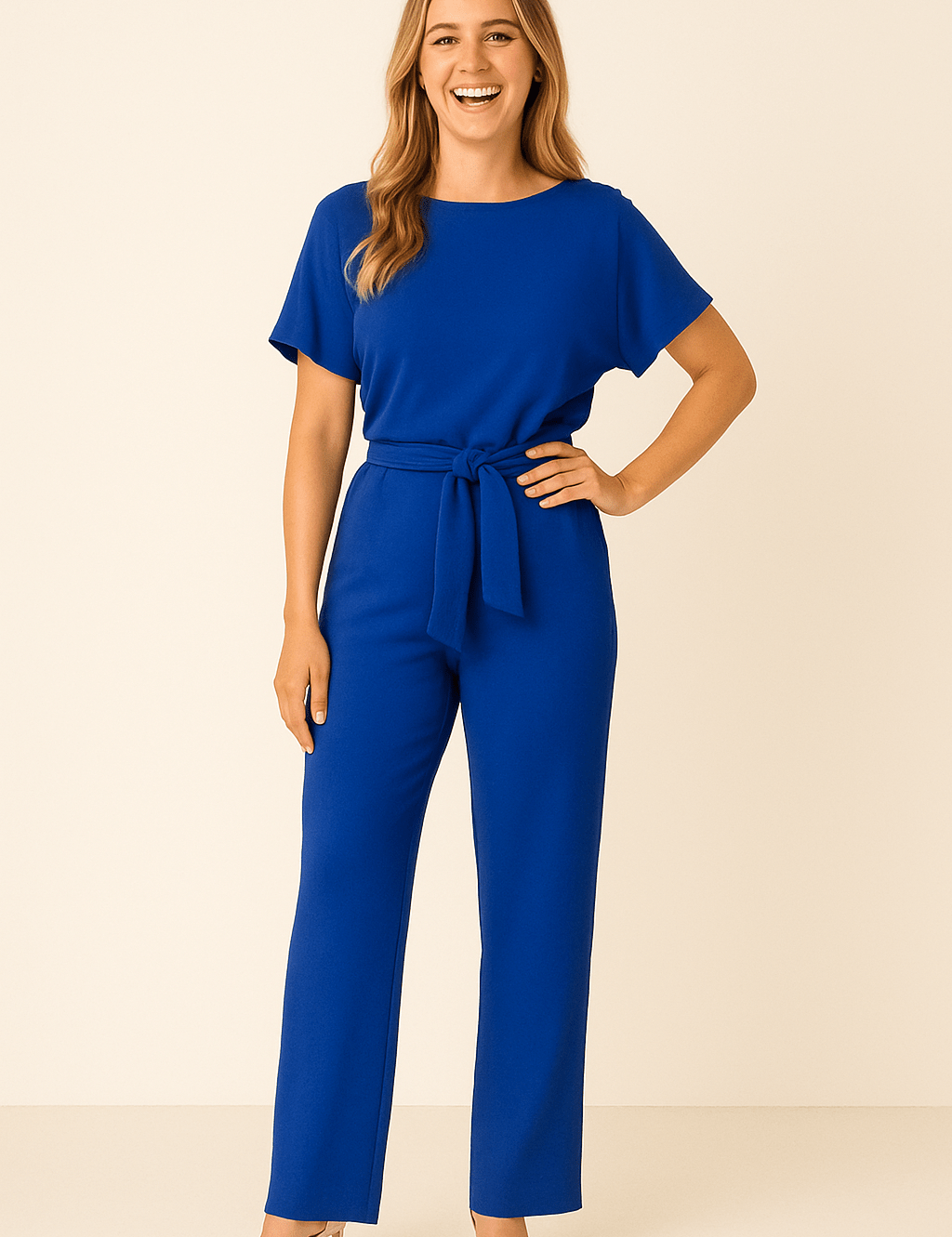 HERBERGER | Damen Jumpsuit luftig-leicht mit weichem Stoff und tailliertem Schnitt