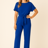HERBERGER | Damen Jumpsuit luftig-leicht mit weichem Stoff und tailliertem Schnitt