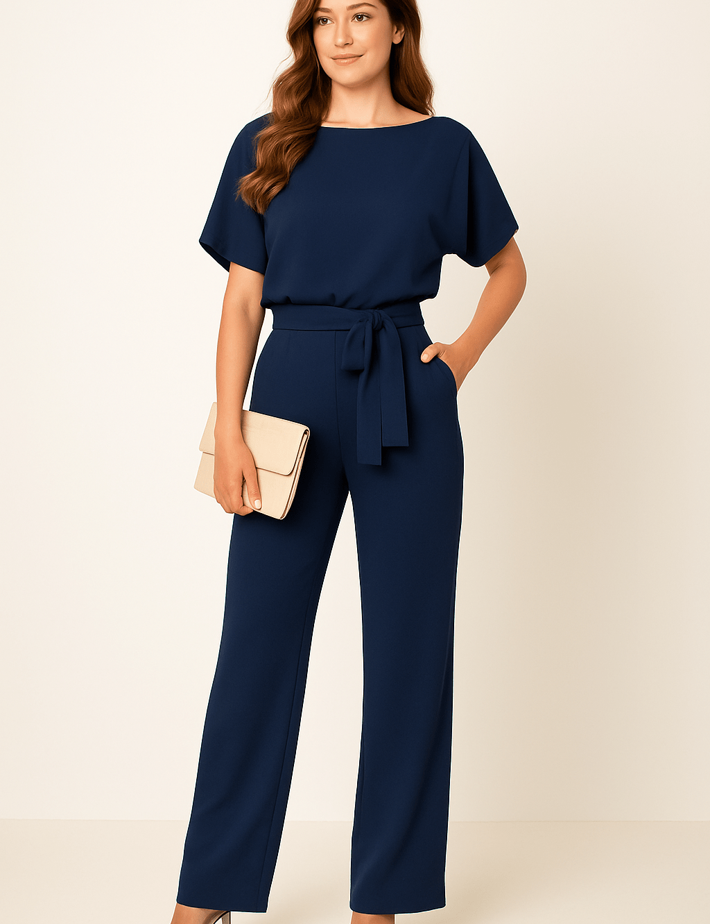HERBERGER | Damen Jumpsuit luftig-leicht mit weichem Stoff und tailliertem Schnitt