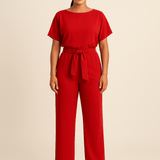 HERBERGER | Damen Jumpsuit luftig-leicht mit weichem Stoff und tailliertem Schnitt