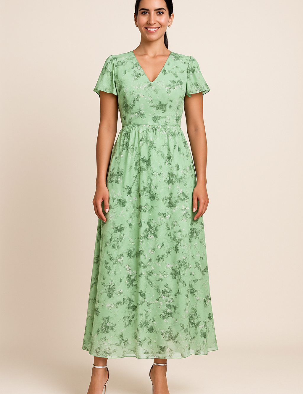 HERBERGER | Atmungsaktives Damen Midikleid elegant für Sommer