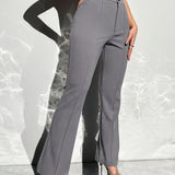 Hüfthebende Gerade Anzughose für Damen